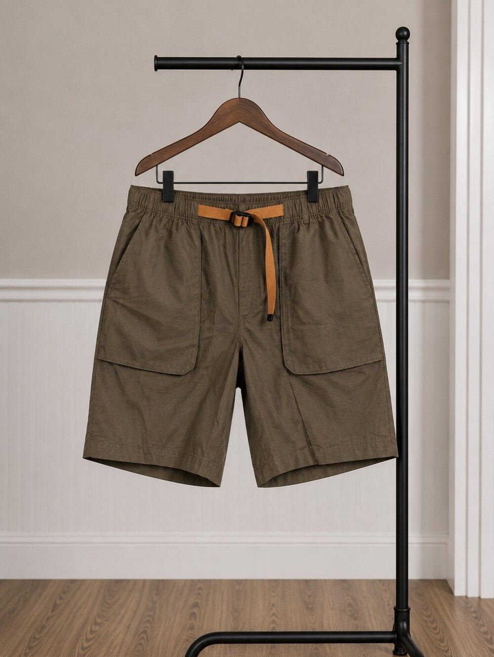 The North Face Taupe Green Men's Standard Fit Shorts